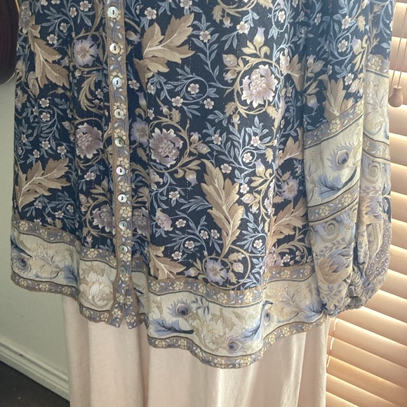 Spell and the Gypsy Balloon Sleeve Oasis Blouse in Nightshade Sz S - Picture 7 of 9